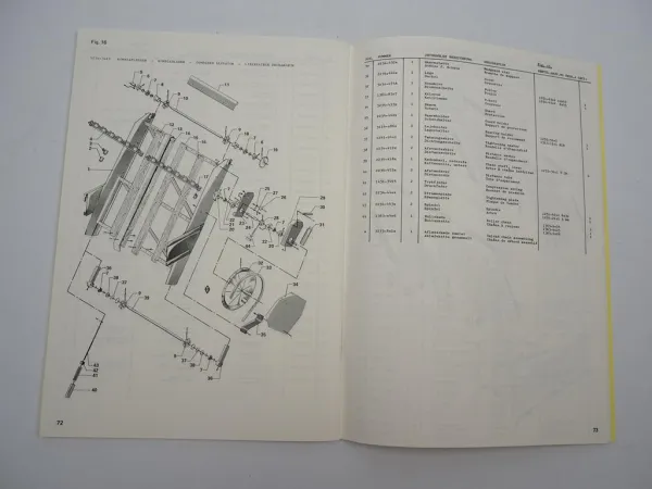 JF AV 30 3000 40 4000 50 5000 Universal Wagen Ersatzteilliste Parts List 1983