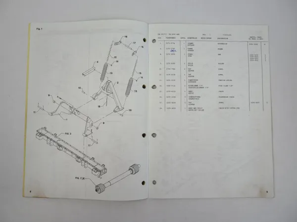 JF CM265F Rotorrmäher Ersatzteilkatalog Spare Parts Book 1997