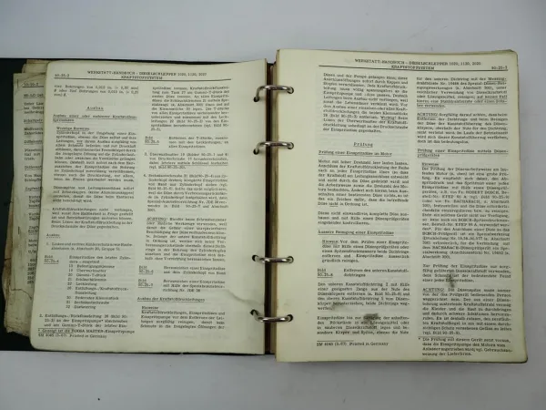 John Deere 1020 1120 2020 2120 Traktor Werkstatthandbuch Reparaturanleitung 1968