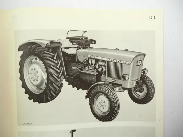John Deere 1020 1120 2020 Schlepper Werkstatthandbuch Reparaturanleitung 1967