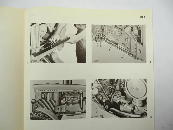 John Deere 1020 1120 2020 Schlepper Werkstatthandbuch Reparaturanleitung 1967