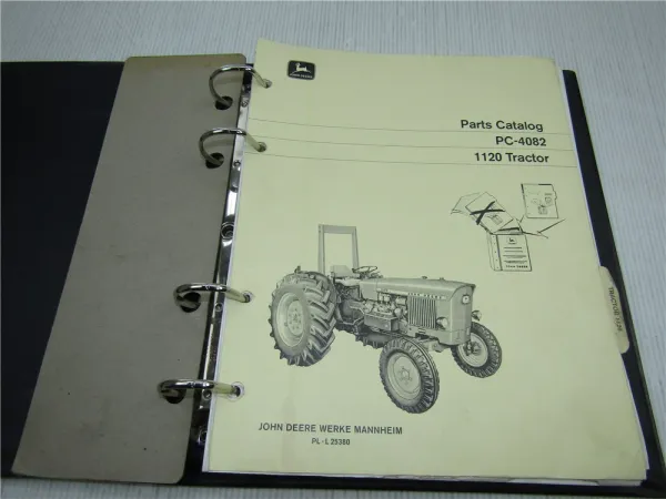 John Deere 1120 Schlepper Ersatzteilliste Parts Catalog 1968 / 1973