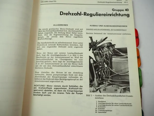 John Deere 2030 Traktor Reparaturanleitung Instandsetzung Werkstatthandbuch 1972