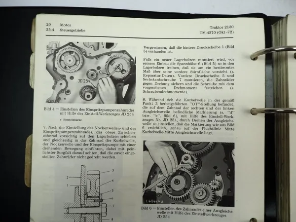 John Deere 2130 Traktor Werkstatthandbuch Reparaturanleitung 1975