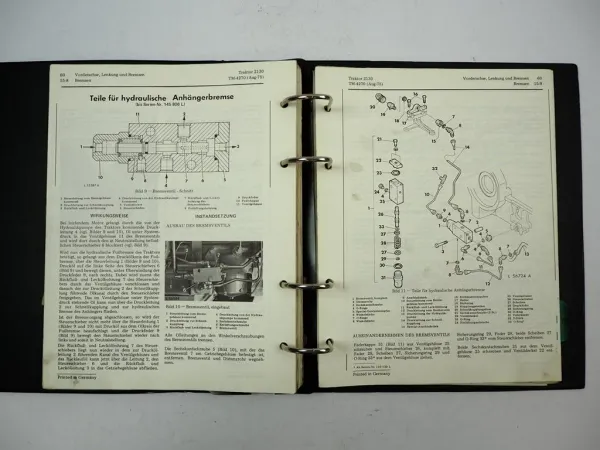 John Deere 2130 Traktor Werkstatthandbuch Reparaturanleitung 1975
