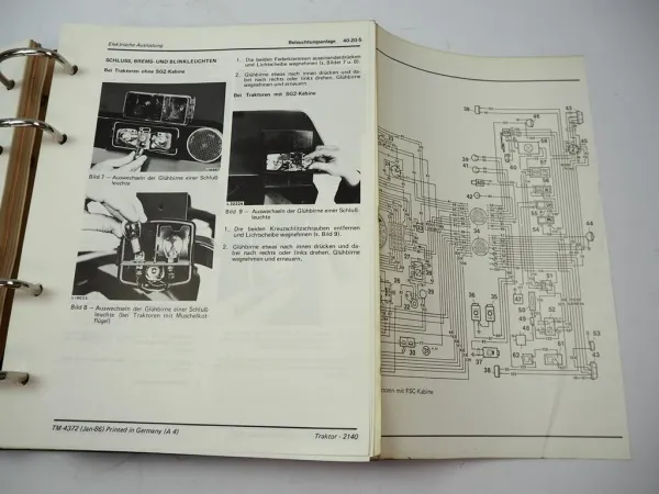 John Deere 2140 Werkstatthandbuch Reparaturanleitung Technisch. Handbuch 1982-86