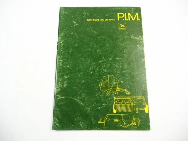 John Deere 330 332 336 342 454 466 410 510 1320 2280 Pressen Produktinformation
