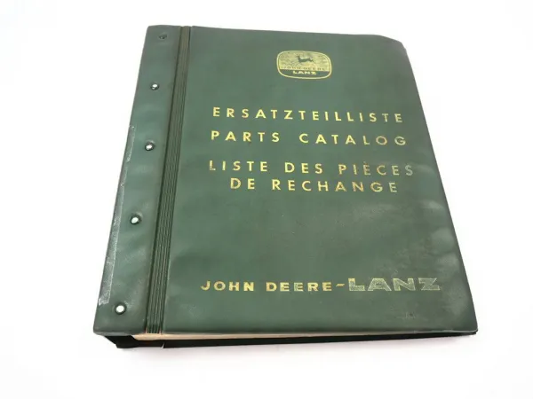 John Deere 510 Dieselschlepper Ersatzteilliste Ersatzteilkatalog 1968
