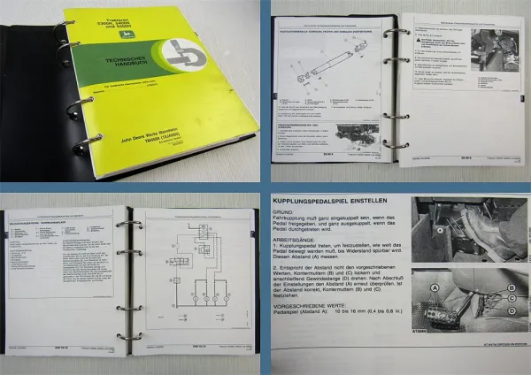 John Deere 5300N 5400N 5500N Traktor Reparaturanleitung Werkstatthandbuch 2000