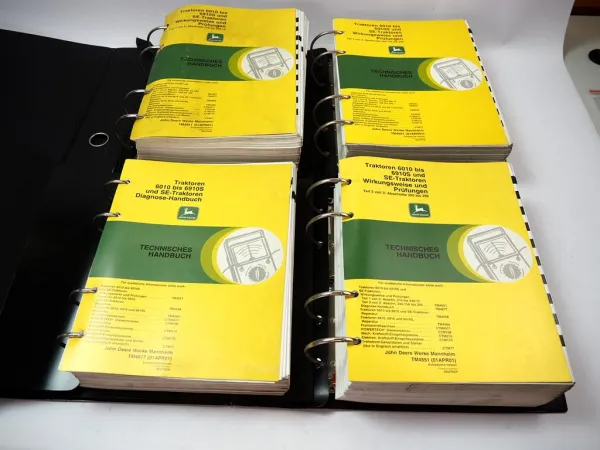 John Deere 6010 6110 6210 6310 6410 6510 6610 6810 6910 S SE Wirkungsweise Prüfungen Diagnose Werkstatthandbuch