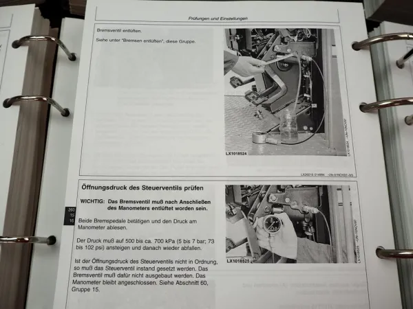 John Deere 6010 6110 6210 6310 6410 6510 6610 6810 6910 S SE Wirkungsweise Prüfungen Diagnose Werkstatthandbuch