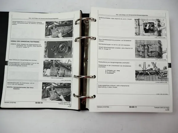 John Deere 6010 6110 6210 6310 6410 6510 6610 + SE Werkstatthandbuch Repararaturanleitung 1998