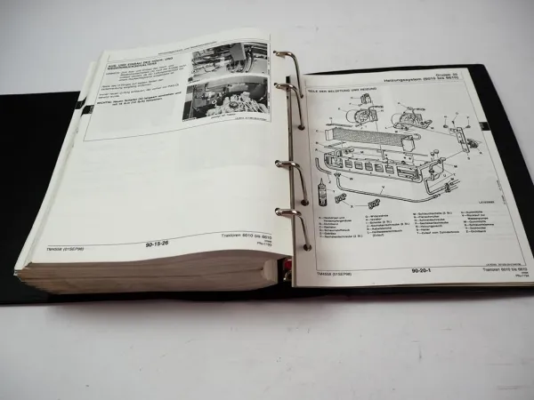 John Deere 6010 6110 6210 6310 6410 6510 6610 + SE Werkstatthandbuch Repararaturanleitung 1998