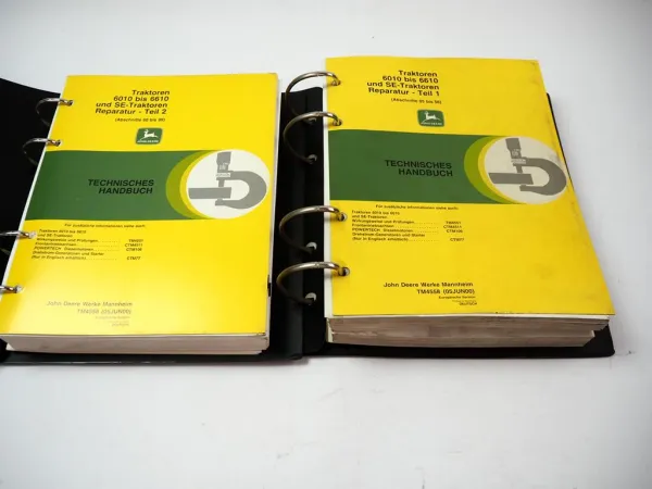 John Deere 6010 6110 6210 6310 6610 + SE Werkstatthandbuch Repararaturanleitung 2000
