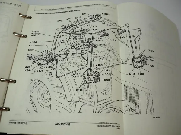John Deere 6100 6200 6300 6400 6506 6600 Reparatur & Prüfung Werkstatthandbuch