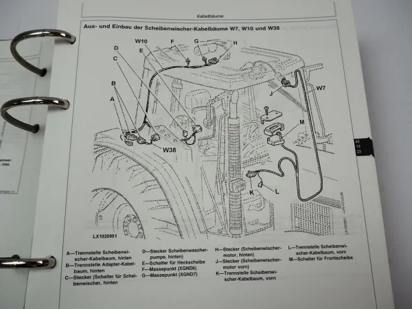John Deere 6810 6910 6910S Traktor Werkstatthandbuch Reparaturanleitung 2000