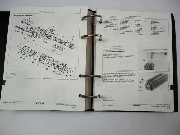John Deere 6810 6910 6910S Traktor Werkstatthandbuch Reparaturanleitung 2000