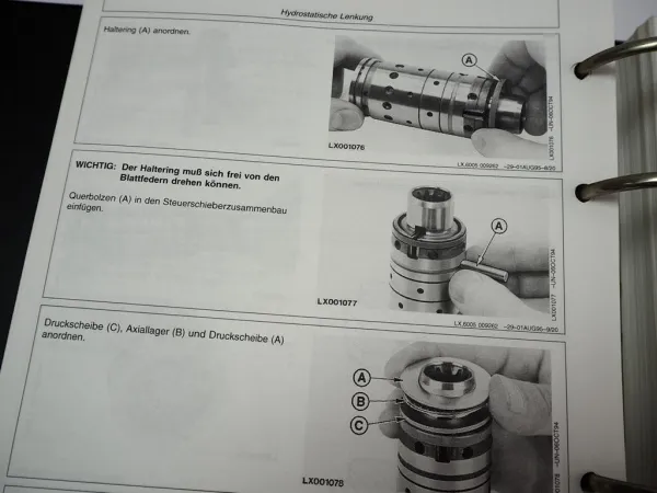 John Deere 6810 6910 6910S Traktor Werkstatthandbuch Reparaturanleitung 2000