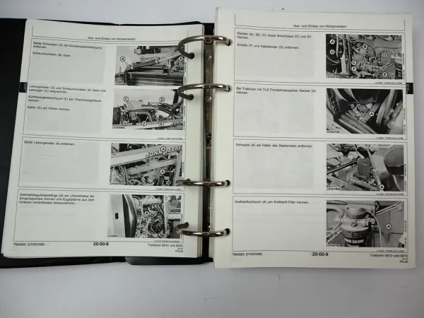 John Deere 6810 6910 Traktor Werkstatthandbuch Reparaturanleitung 1998