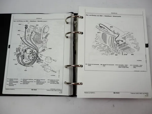 John Deere 6820 6920 6920S Traktor Reparaturanleitung Werkstatthandbuch 2001
