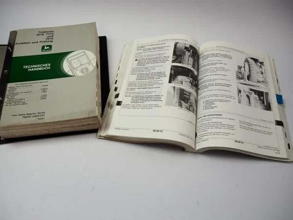 John Deere 7610 7710 7810 Reparaturanleitung & Funkton Prüfung Werkstatthandbuch 1997