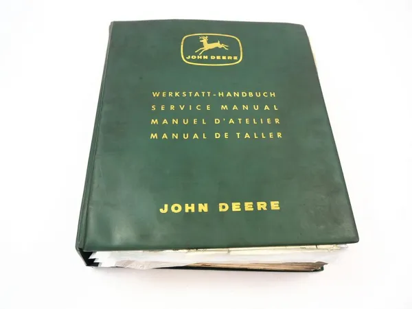 John Deere 820 920 1020 VU Traktor Werkstatthandbuch Reparaturanleitung 1967/68