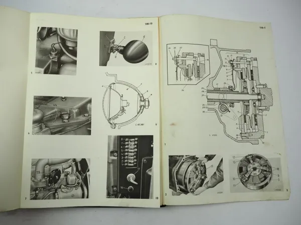 John Deere 820 920 1020 VU Traktor Werkstatthandbuch Reparaturanleitung 1967/68