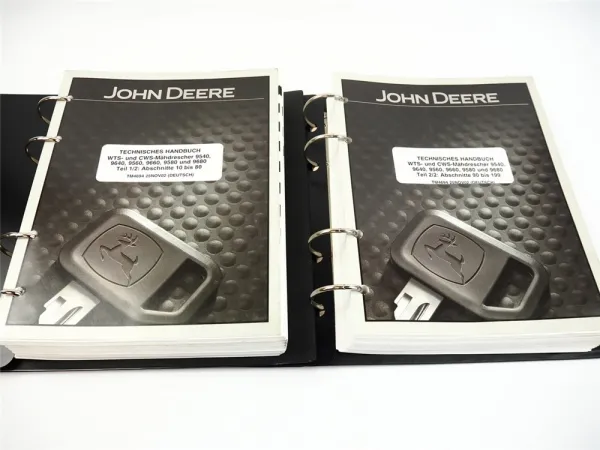 John Deere 9540 9560 9580 9640 9660 9680 Reparaturanleitung Werkstatthandbuch