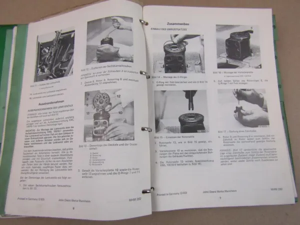 John Deere Traktor Kundendienst Mitteilungen Werkstatthandbuch Ersatzteilnachrichten 1980-84