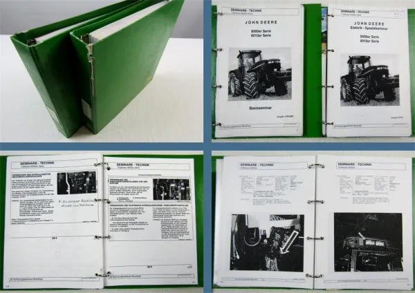 John Deere Traktoren 8000 8010 + Elektrik Schulungshandbuch Training Service