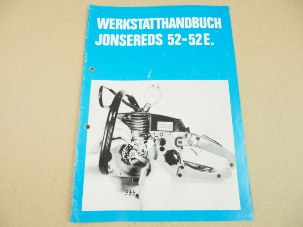 Jonsered 52 52E Motorsäge Kettensäge Werkstatthandbuch Reparaturhandbuch