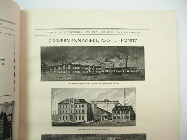 Jubiläumsfirmen des Handelskammer Bezirks Chemnitz Sachsen 1926