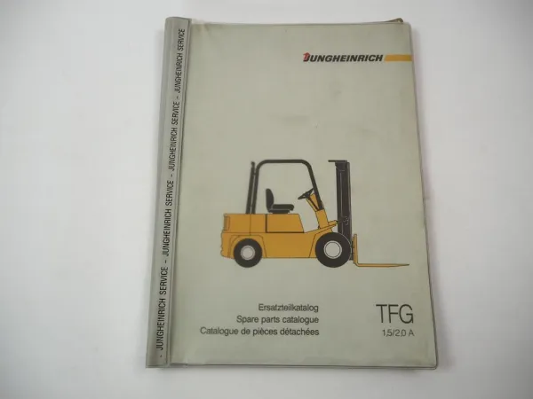 Jungheinrich Yale TFG 15 20 A GLP 030 040 AD Stapler Ersatzteilliste Parts List