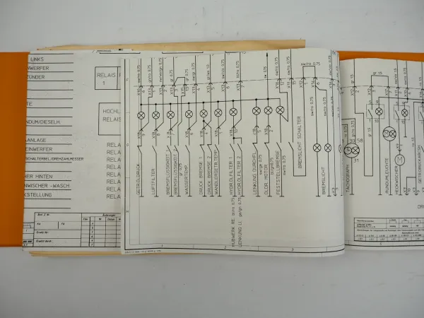 Kaelble Gmeinder SL18F Radlader Ersatzteilliste Spare Parts List Schaltplan