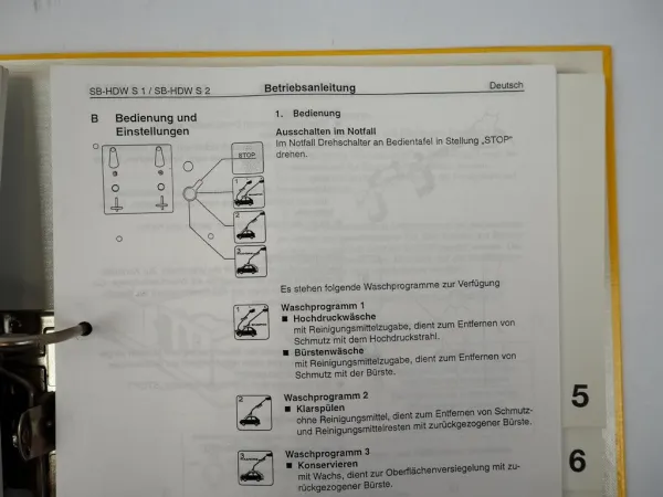 Kärcher HDW S1 S2 SB Geräte Sauger Sprüher Bedienung Wartung Elektrik