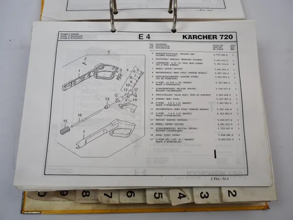 Kärcher K580 K720 HD 580 590 1000 1050 1050 HDS790 NT Schulung Werkstatthandbuch