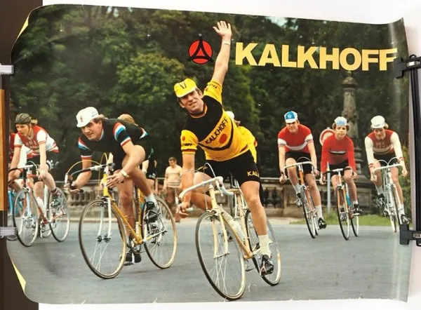 Kalkhoff Original Plakat Radsport Rennrad Grösse 85 x 60 cm 1970/80er Jahre