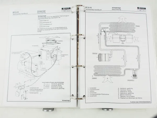 Kalmar DC 9 - 16 Gabelstapler Technisches Handbuch Service Aufbau Instandhaltung