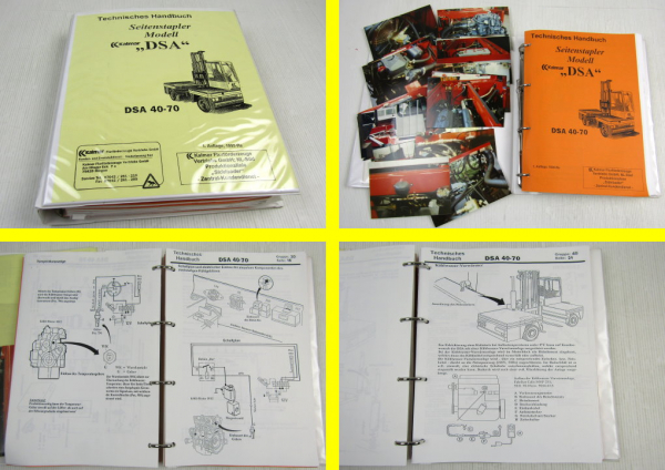Kalmar DSA40-70 Technisches Handbuch Werkstatthandbuch Reparaturanleitung 1998