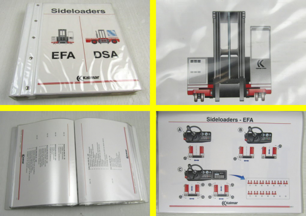 Kalmar EFA DSA Sideloaders Stapler Verkaufshandbuch Modelleinführung 1995