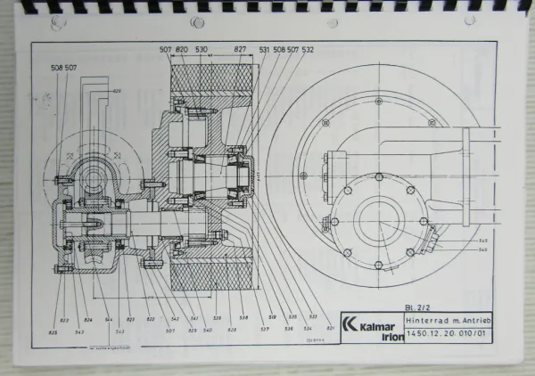 Kalmar Irion EFY50 Ersatzteilliste Parts List Schaltplan Elektrik Wiring Diagram