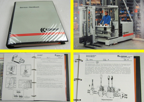 Kalmar Irion Typ EKL Warehouser Technisches Handbuch Werkstatthandbuch 4/91