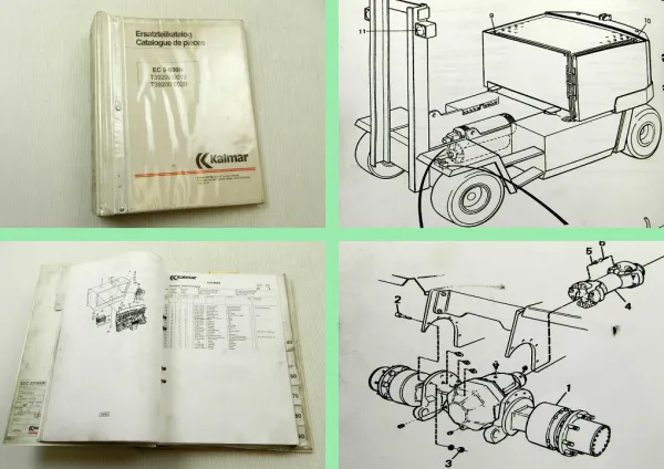 Kalmar LMV EC9-600N Gabelstapler Fork Lift Truck Ersatzteilkatalog Parts List 91