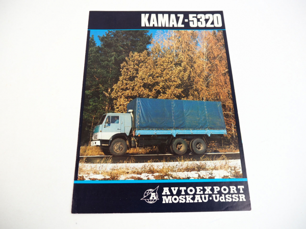 Kamaz 5320 LKW Prospekt 1970er Jahre UdSSR