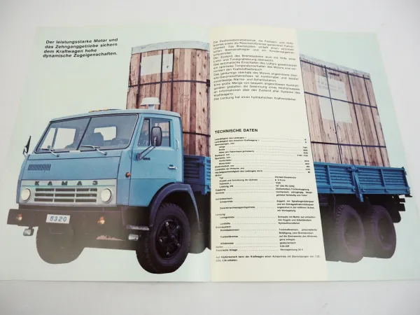 Kamaz 5320 LKW Prospekt 1977 UdSSR