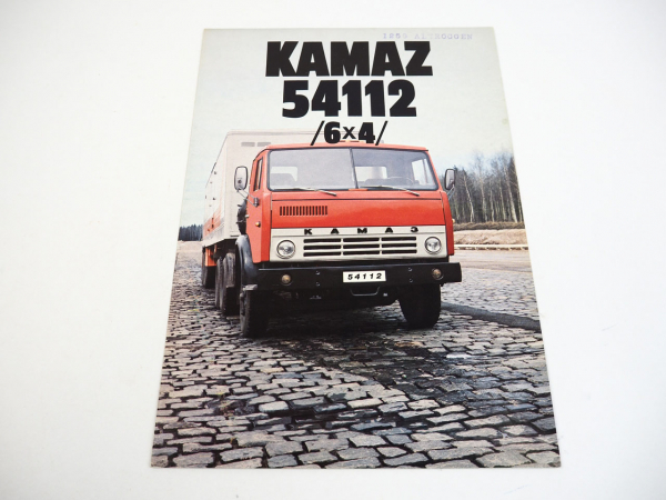 Kamaz 54112 LKW Prospekt ca. 1980 UdSSR