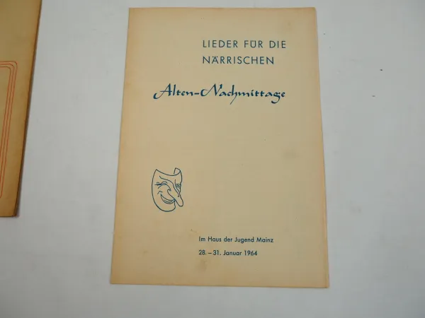 Karneval Mainz Mainzer Prinzengarde MNC Alten Nachmittag Lieder 1953 - 1967