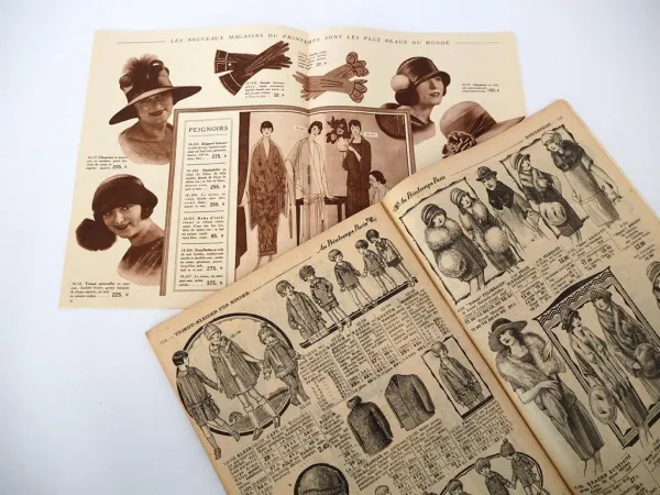 Katalog Au Printemps Paris Hiver 1924 Mode Hüte Parfüm Pelze Schmuck