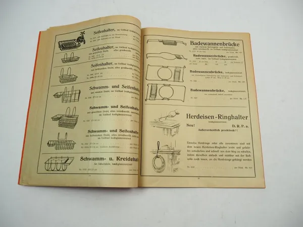 Katalog Drahtwaren 1935 Christian Oos Gerolstein ... Haushaltsartikel Mäusefalle