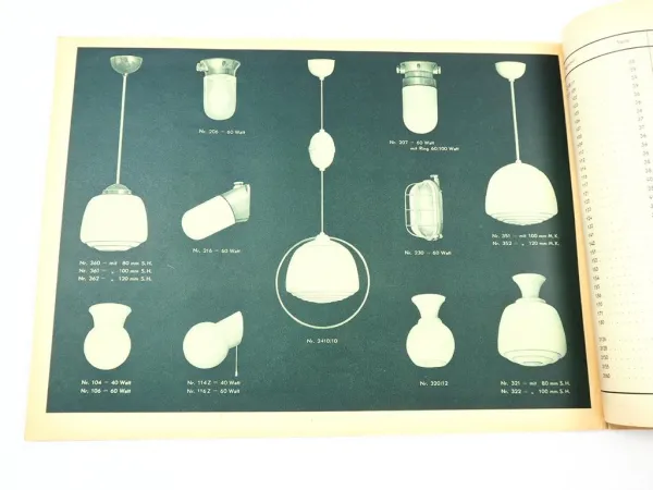Katalog Lampen Leuchten Kaiser Langfeld Idell Bakelite 1945/50er Jahre